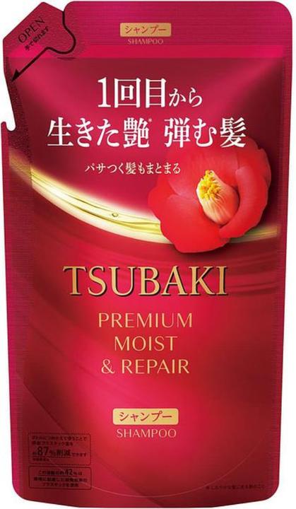 Tsubaki - Premium Moist & Repair Shampoo Refill (Flüssiges Shampoo, 600 ml)