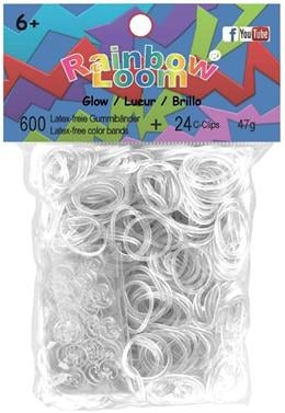 Actual product image Rainbow Loom Glow-in-the-dark rubber bands (600 pcs.)
