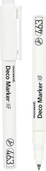Monami Acrylmarker Deco 463 XF weiss (6 Stück) (6x)