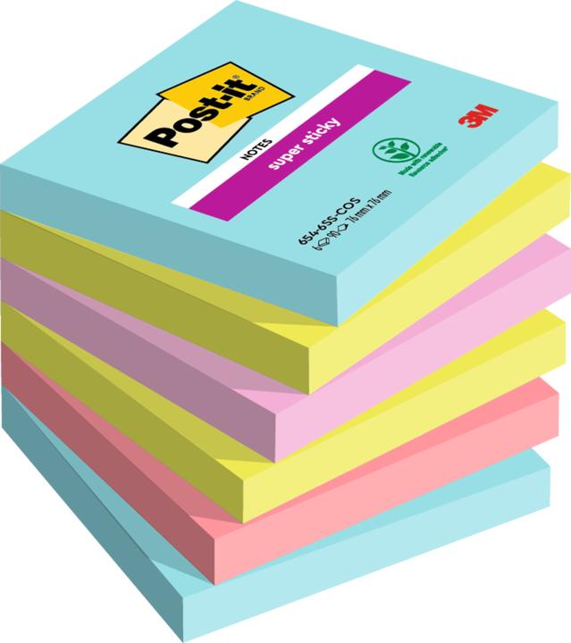 Image du produit Post-it Super Sticky (76 x 76 mm)