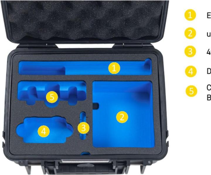 Immagine prodotto B&W International Action.case PP.41 giallo per DJI Osmo Action 6