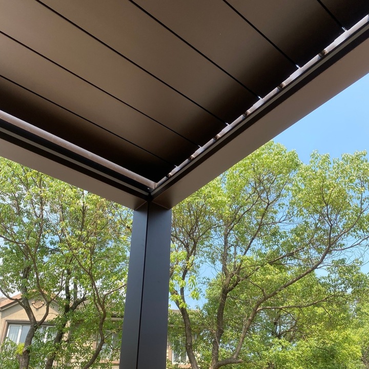 Actual product image Weide Pergola Deluxe Plus 3.6x7.2m with slatted roof anthracite (360 cm, 720 cm)