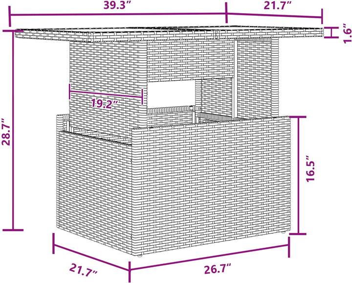 Actual product image vidaXL Outdoor-Sofagarnitur