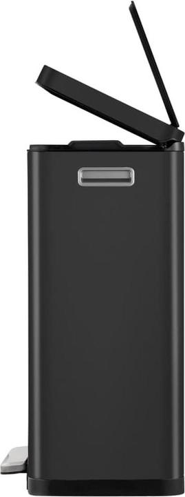 Productafbeelding EKO Treteimer X-Cube Tretmülleimer rechteckig 30 L schwarz mit extra breitem Pedal, gedämpftem Deck (30 l)