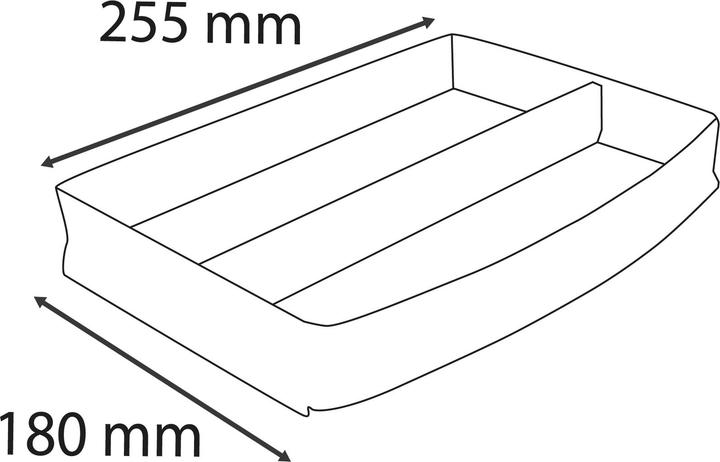 Image du produit Exacompta Corbeille à courrier COMBO Top Skandi Bleu Pacifique (A4, A4+)