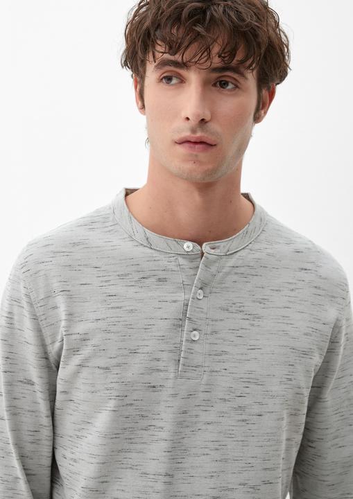 Produktbild s.Oliver T-Shirt Langarmshirt mit Henleyausschnitt (M)