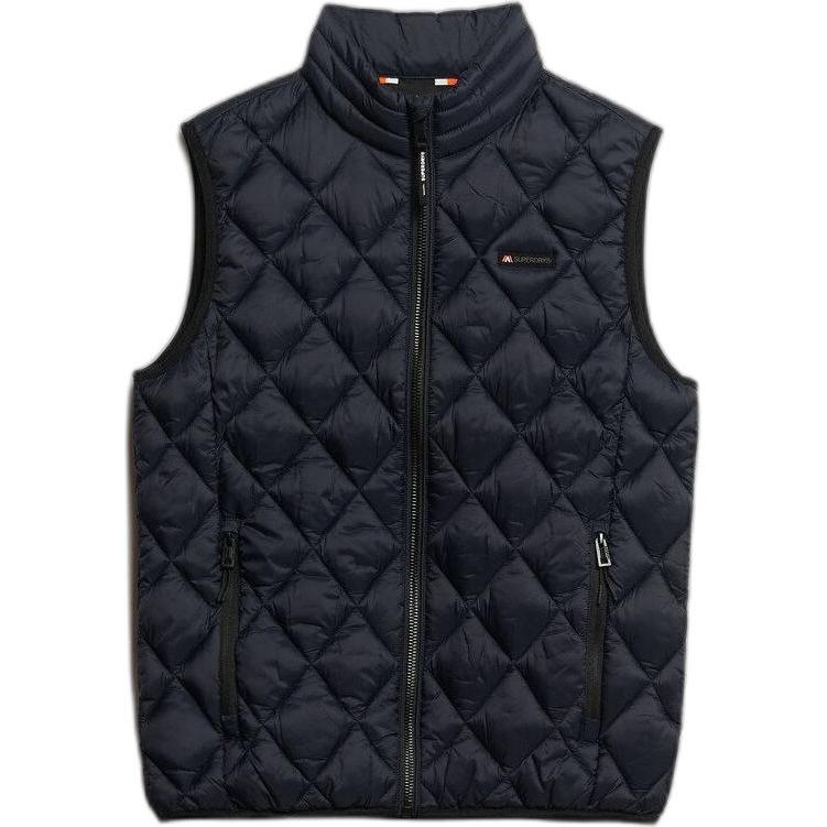 Superdry, Herren, Jacke, Diamond Quilt Fuji Lite (M), Blau, M