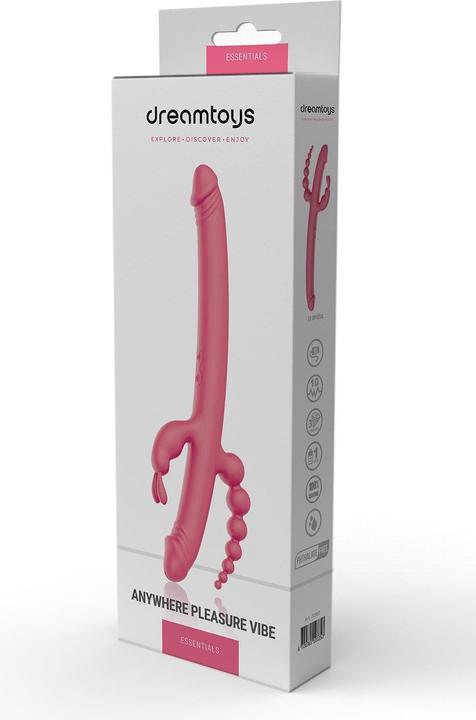Produktbild Dream Toys Essentials Anywhere Pleasure Vibe Pink Vibrator 40 cm
