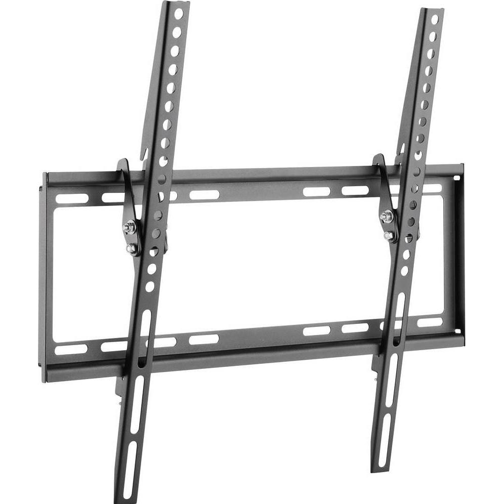 LogiLink TV Wandhalterung (Wand, 55", 35 kg), TV Wandhalterung, Schwarz