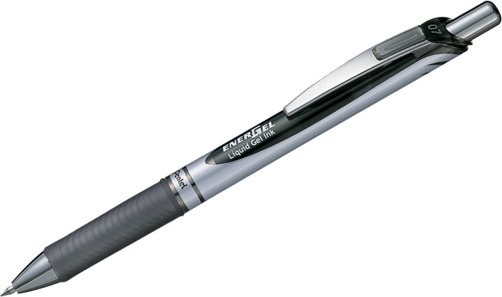 Actual product image Pentel EnerGel Xm (Black, Silver, 1 x)