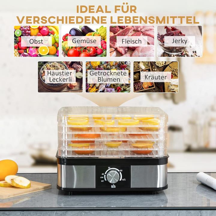 Produktbild Homcom Dörrgerät mit 5 Einlegefächer