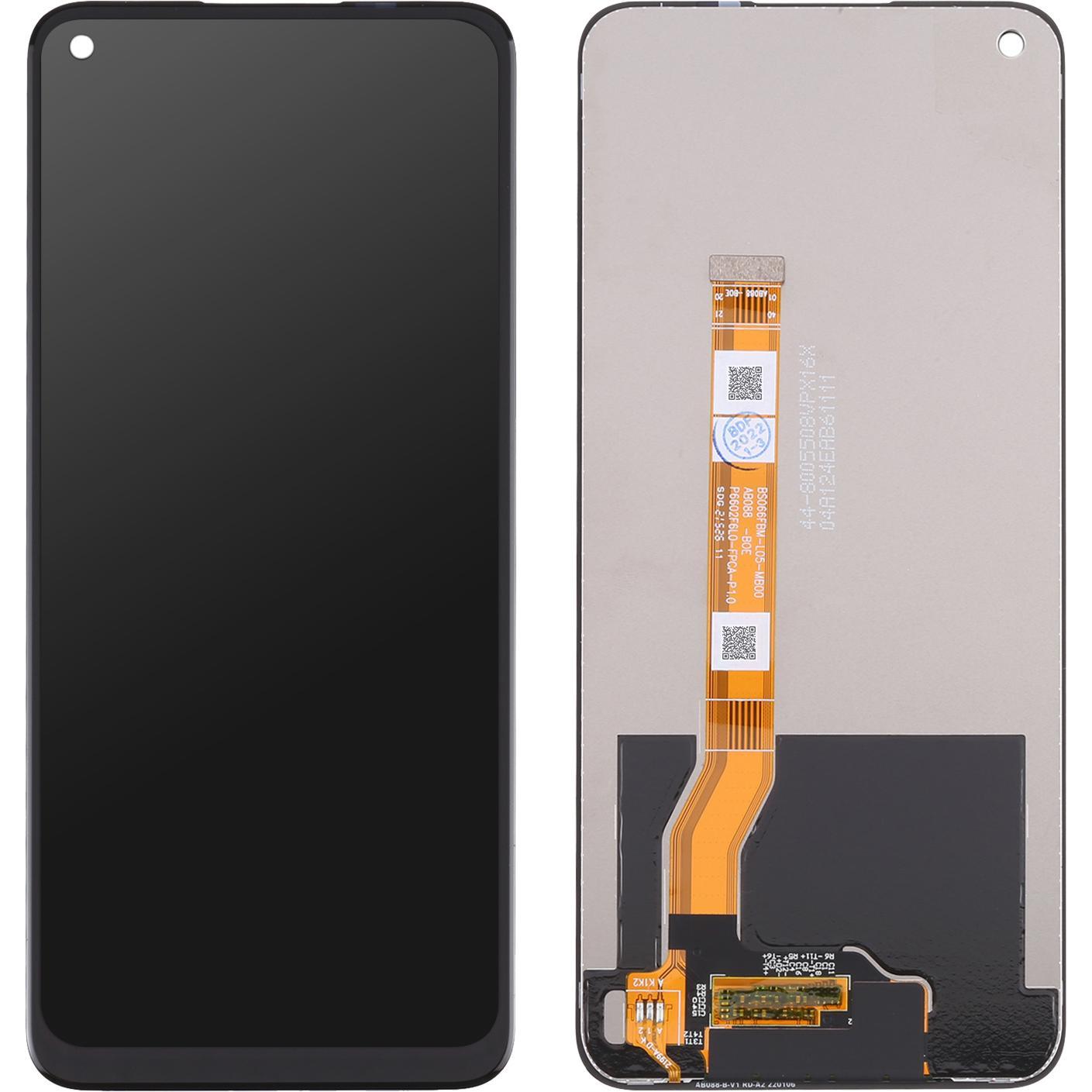 Clappio Ersatzdisplay (Realme 9i), Mobilgerät Ersatzteile, Schwarz