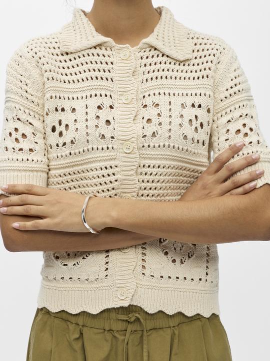 Produktbild Object Pointellestrick Strickjacke (L)