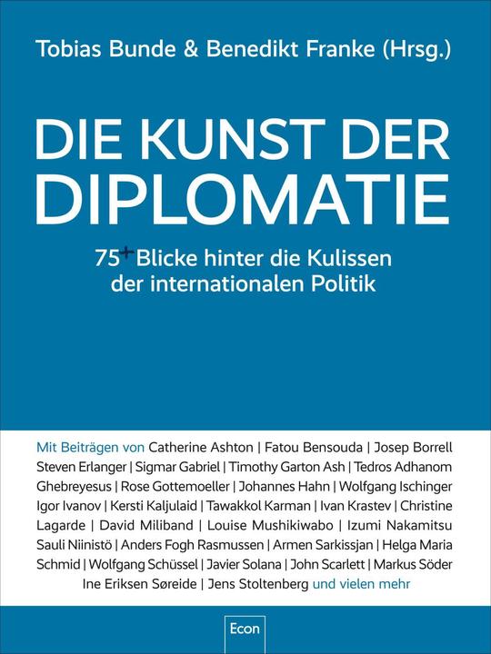 Image du produit Die Kunst der Diplomatie (Allemand, Benedikt Franke, Tobias Bunde, 2022)