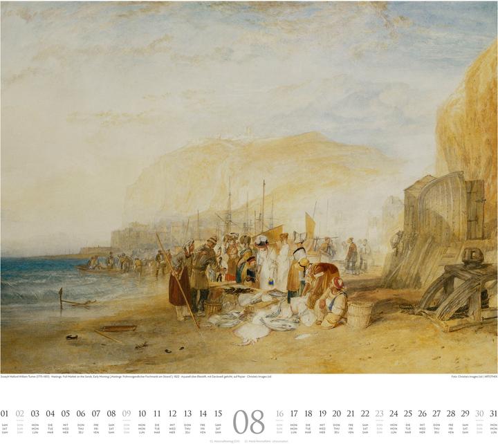 Actual product image William Turner Kalender 2026 (54 x 48 cm)