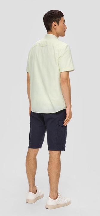 Actual product image S.Oliver Hemd Regular Fit: Hemd mit Stehkragen aus leichtem Strukturmaterial (M)