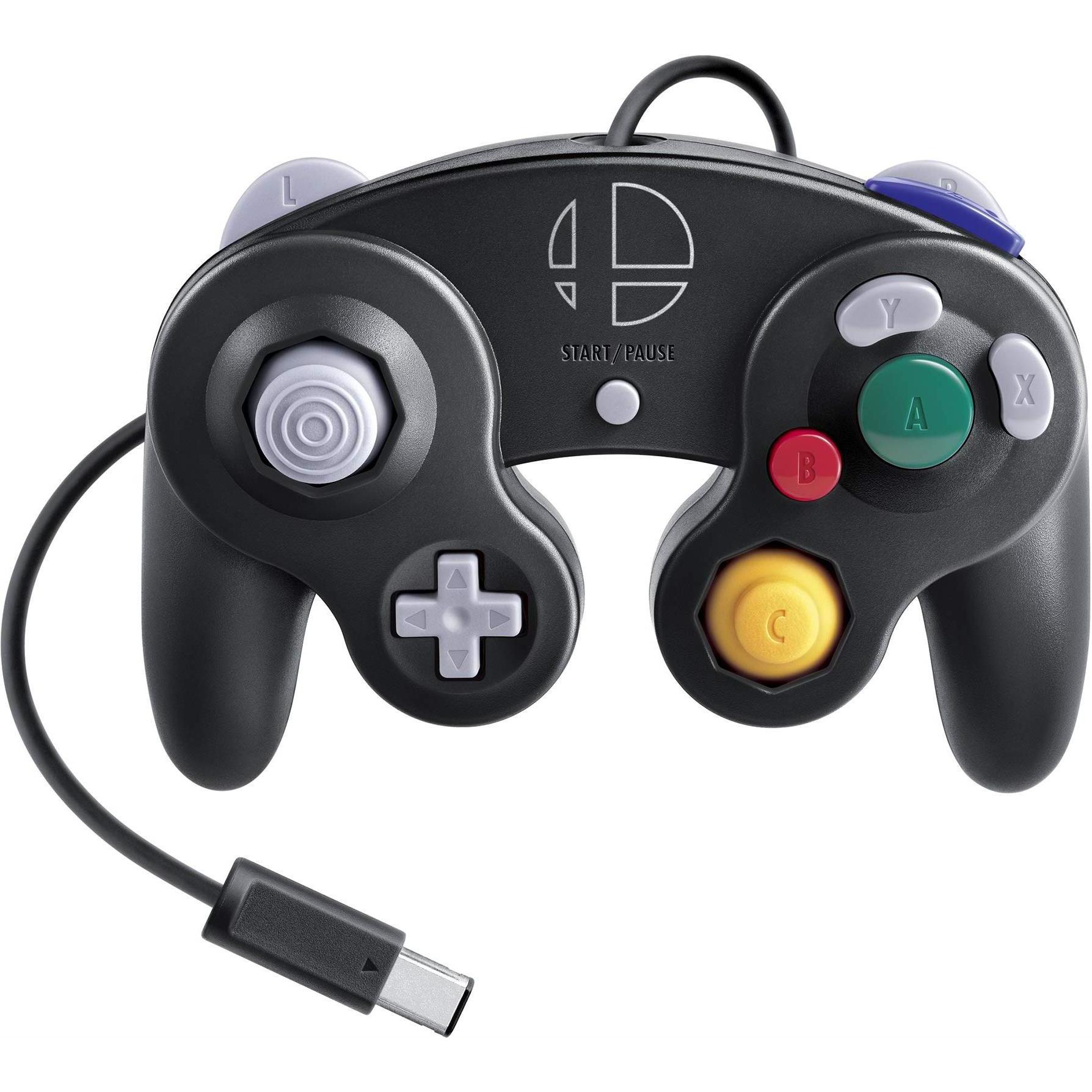 Nintendo Super Smash Bros. GameCube Controller (Switch), Gaming Controller, Schwarz