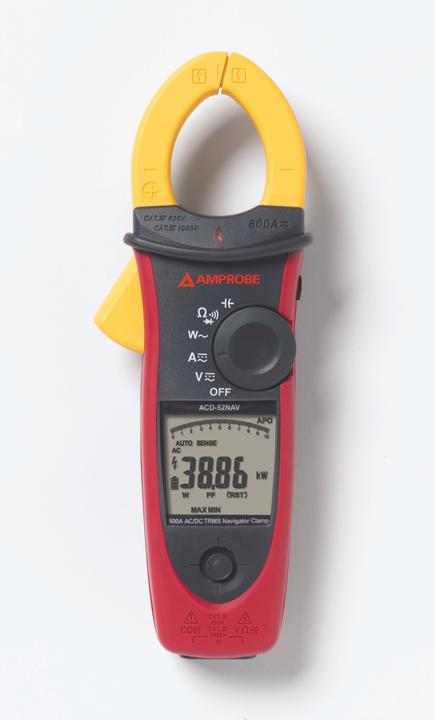 Image du produit Beha Amprobe Multimètre manuel, pince ampèremétrique di (CAT III 1000V, CAT IV 600V)