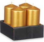 Productafbeelding Acorde Kaars Taco Goud 15,5cm (4 Pcs.)