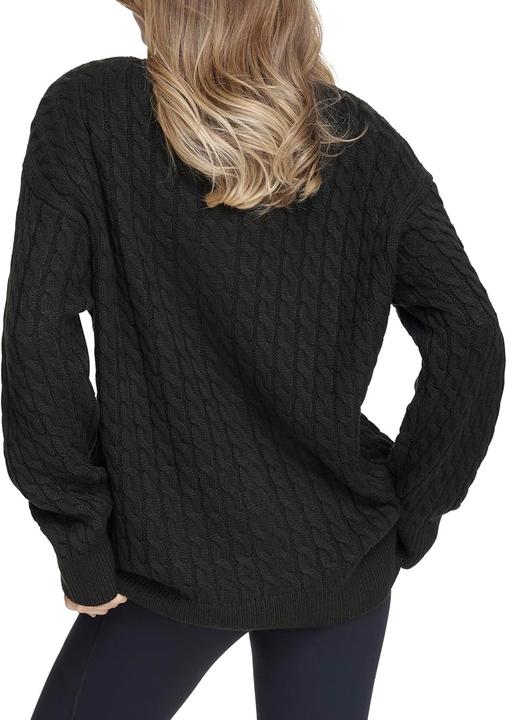 Produktbild DKNY Maglione a Coste Accogliente e Scaldamuscoli (S)