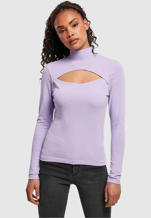 Actual product image Urban Classics Ladies Cut-Out Turtleneck Longsleeve (S)