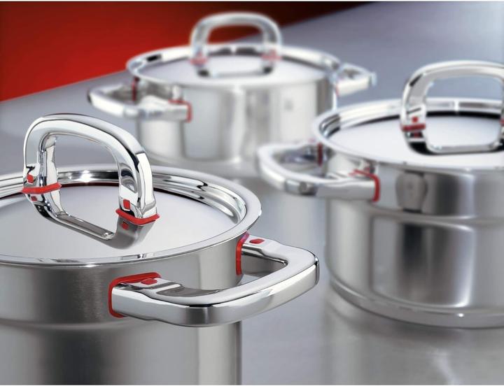 Image du produit WMF Fleischtopf PREMIUM ONE silberfarben (24 cm, Casserole, Acier inoxydable)