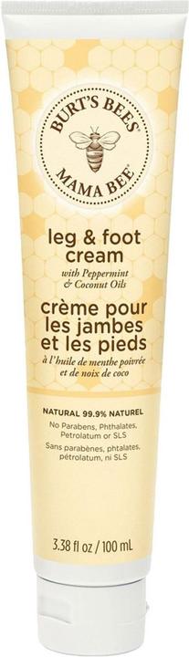 Burt's Bees Mama Bee - Crème pour les jambes et les pieds (Crème et gel pour les pieds, 100 ml)