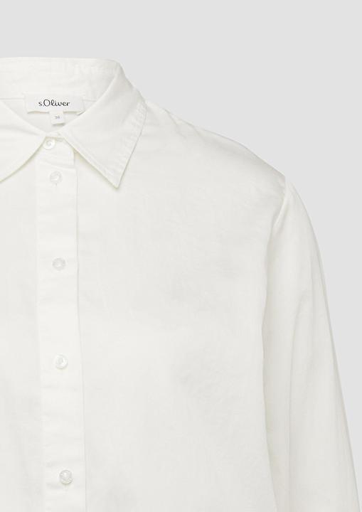 Immagine prodotto s.Oliver Bluse Baumwollsatin-Bluse mit Raffung (36)