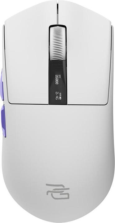 Proove Wireless Gaming Mouse Jester, 800DPI - 26000DPI, OLED Display, White (Wireless)