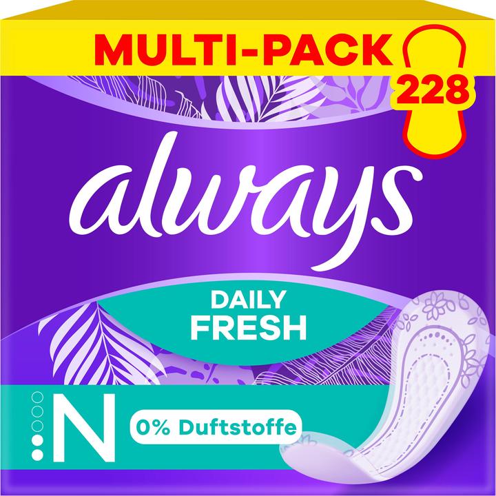 Produktbild Always Daily Fresh (76 x, Slipeinlagen)