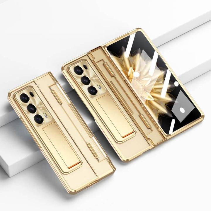Actual product image Cover-Discount Honor Magic V2 - 360-degree protective case with kickstand gold (Honor Magic V2)