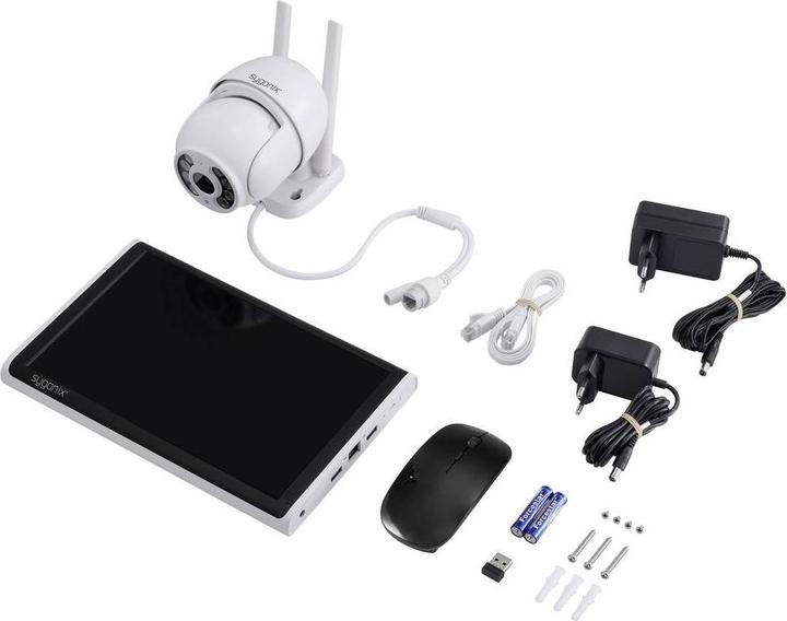 Produktbild Sygonix SY-6440258 Funk-Überwachungskamera-Set 4-Kanal mit 1 Kamera 2304 x 1296 (2304 x 1296 Pixels)
