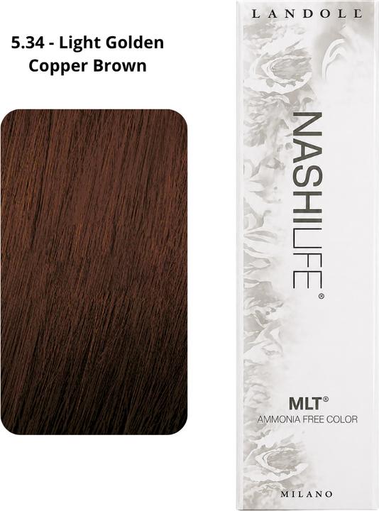 Produktbild Nashi Color 3D Reflex Technology Haarfarbe (5.34 - Light Golden Copper Brown)