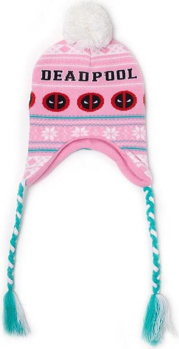 Actual product image Deadpool Pink Sherpa Beanie