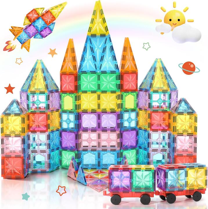 Image du produit Lovchil Jeu de cubes magnétiques (61 pièces)