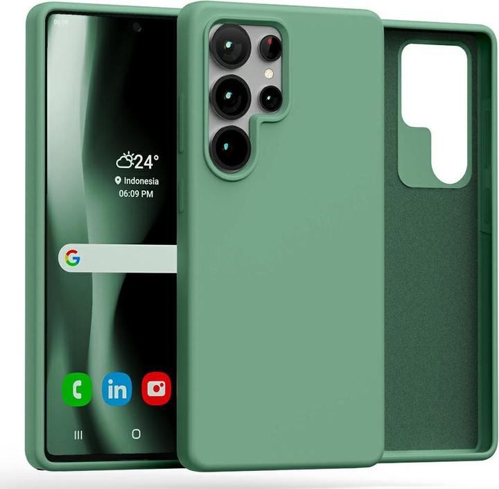 Produktbild Silicone Sam S25 Ultra S938 zielony /green (Samsung Galaxy S25 Ultra)