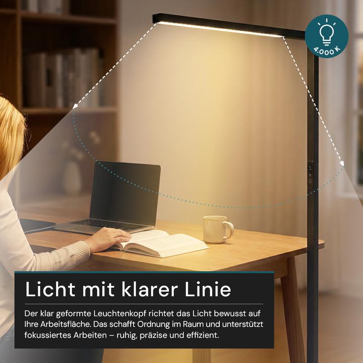 Actual product image Luxula LED office floor lamp - Slim Line (3500 lm)