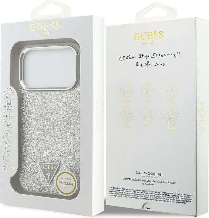 Produktbild Guess - Glitter - iPhone 17 Pro - #culoareCustom# (Apple iPhone 17 Pro)