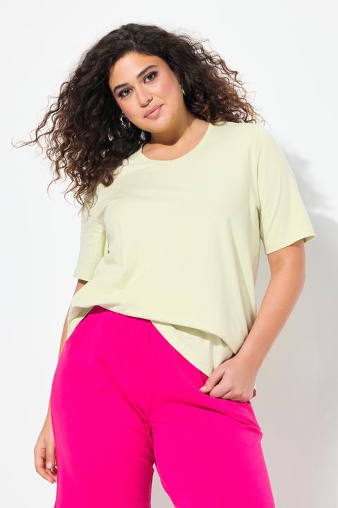 Produktbild Ulla Popken T-Shirt, A-Linie, V-Ausschnitt, Halbarm (58)