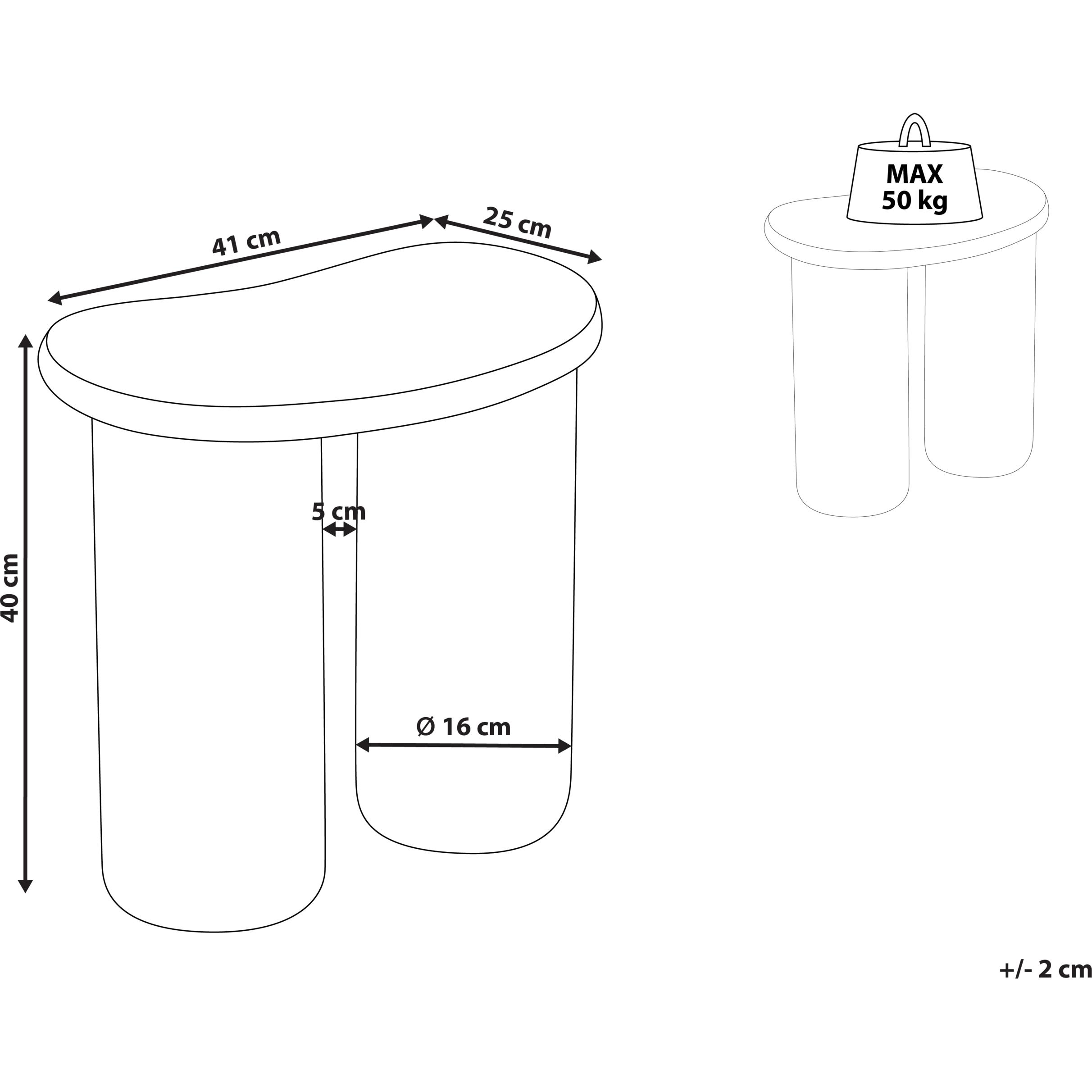 Thumbnail - Beliani, Couchtisch + Beistelltisch, Inglis