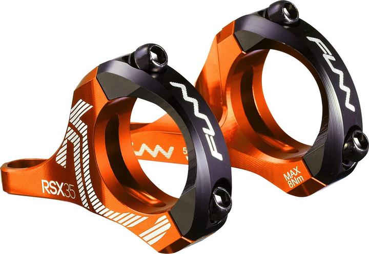 Arancione anodizzato, con frontalino nero