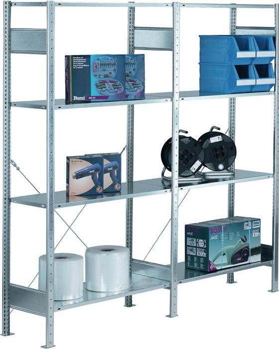 Actual product image Schulte Lagertechnik MULTIplus150 basic racking system with cross braces