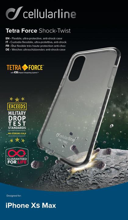 Produktbild Cellularline Tetra Force Shock-Twist (Apple iPhone XS Max)