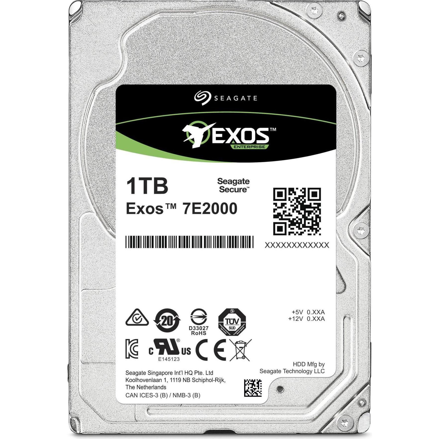 Seagate Exos 7E2000 512N (1 TB, 2.5", CMR), Festplatte
