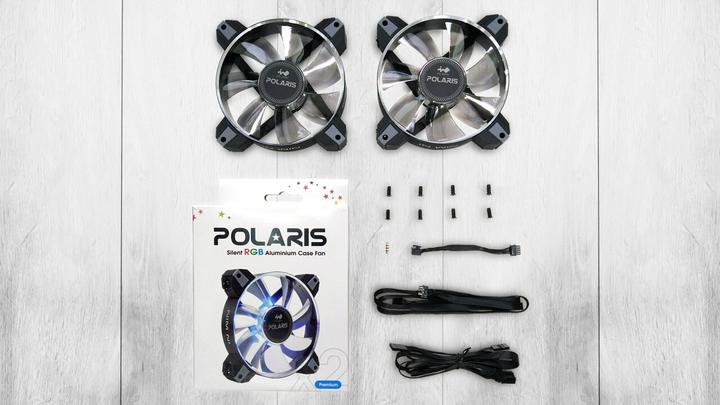 Produktbild In Win Polaris RGB Aluminium Twin Pack (120 mm, 2 x)