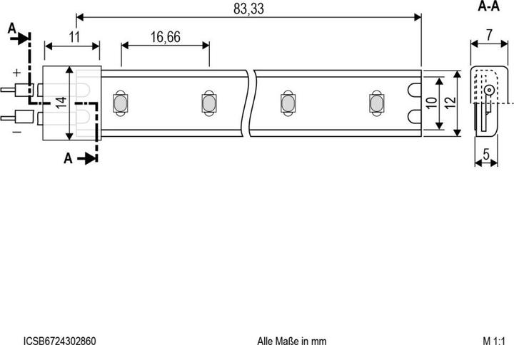 Actual product image EVN ICSB6724302860 (Green, 500 cm, Indoor)