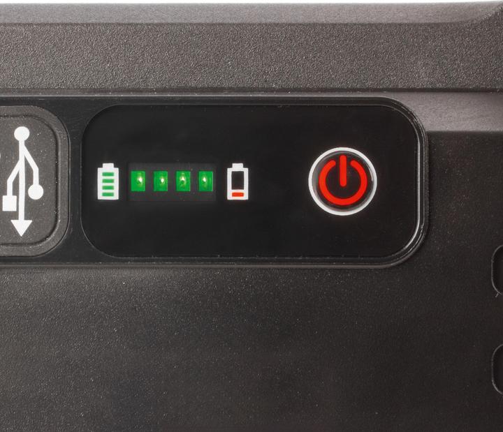 Produktbild Steffen WORKLIGHT LED Akku-Strahler 15W mit Traggriff und Standfuss, grau (1650 lm)