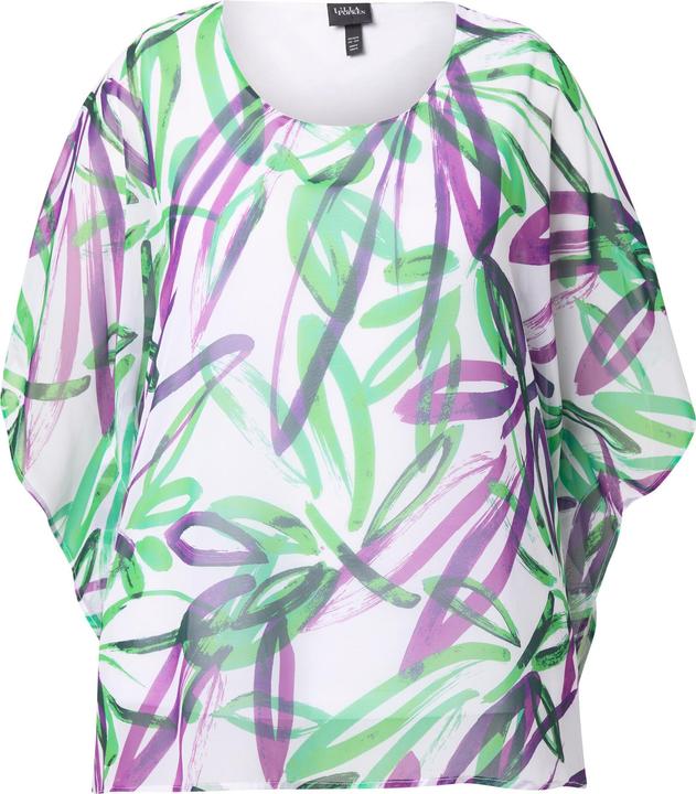 Immagine prodotto Ulla Popken Mantella in chiffon dal taglio oversize con scollo a girocollo e mezze maniche (42, 44)