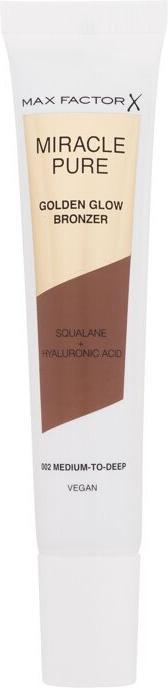 Produktbild Max Factor Miracle Pure Golden Glow Bronzer - Bronzer 15 ml 002 Medium-To-Deep (002 Medium-To-Deep, Bronzer)