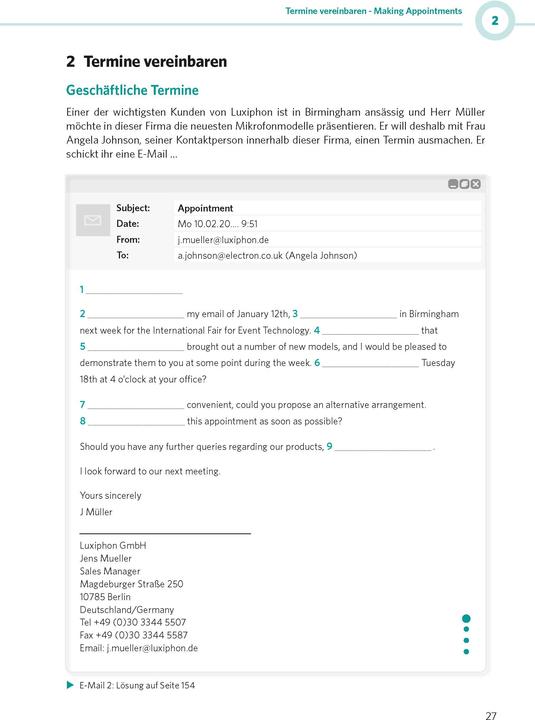 Produktbild Bürokommunikation Englisch (Deutsch, Englisch, PONS, 2023)